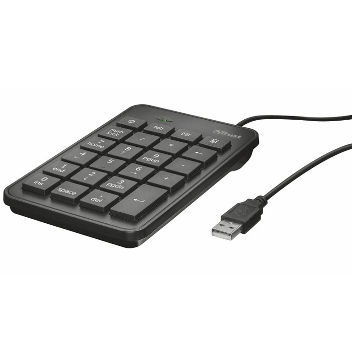 Trust Xalas Teclado Numérico USB Negro